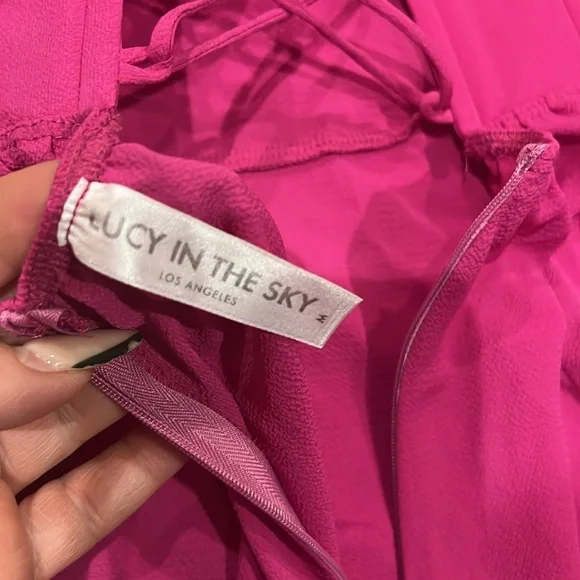 Lucy in the sky sequin crepe maxi dress - Picture 8 of 9